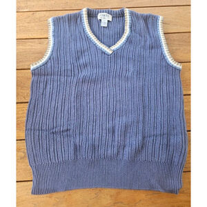 Vintage La Mode Sweater Vest – Size L | Preppy Academia Y2K Core